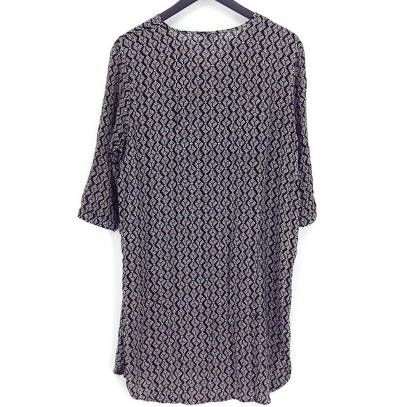H&M Short Sleeve Buttoned Pullover Tunic Dress - Picture 6 of 8